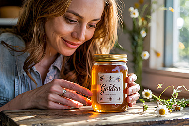 pngtree-woman-presenting-a-jar-of-golden-nectar-honey-in-warm-natural-image_17278910